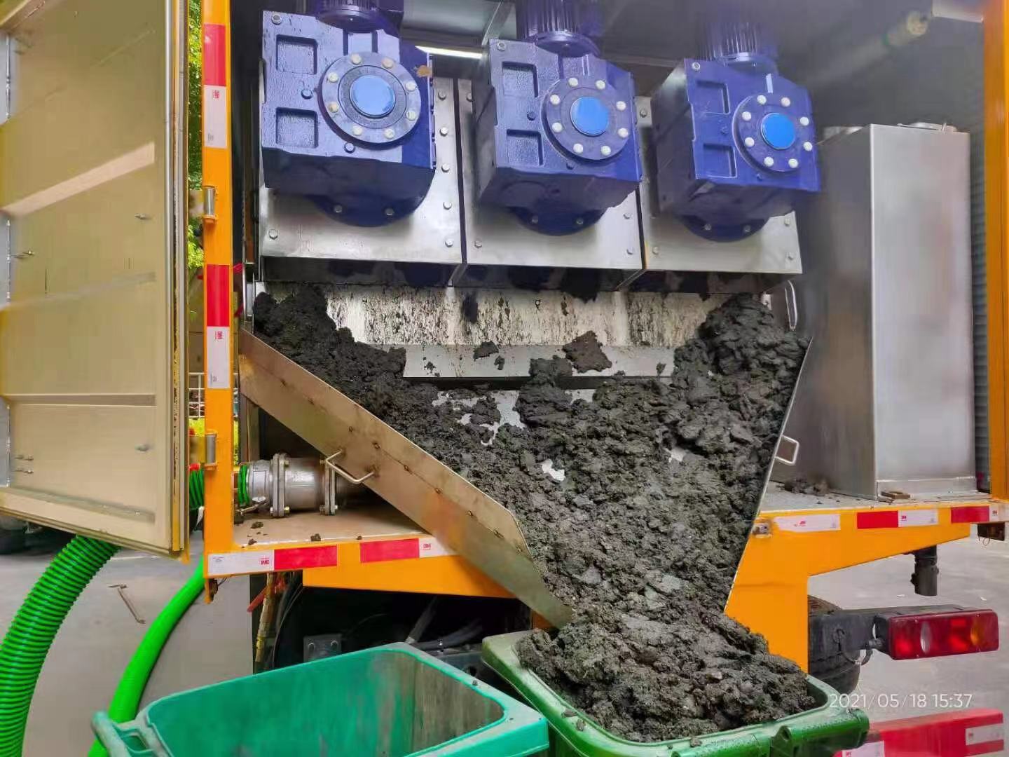 大新化粪池清掏城市维护站-泥浆净化干湿分离处理